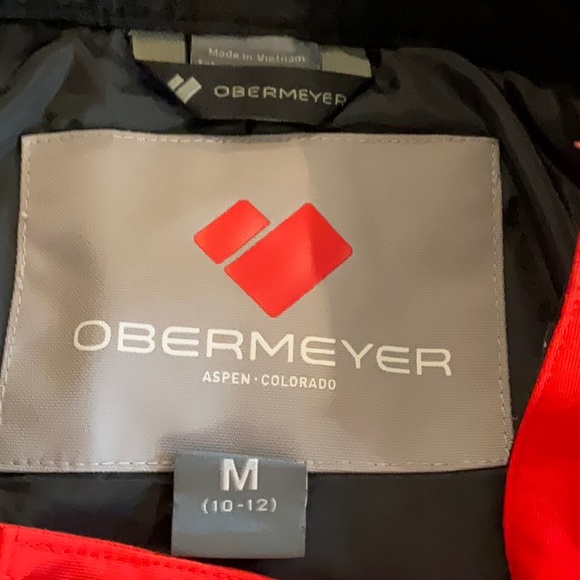 Vibrant Red Kids Snow Pants - Picture 9 of 10